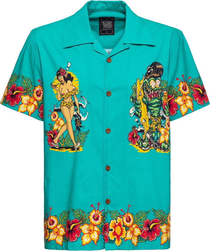 KingKerosinHemdKKU25006Trkis