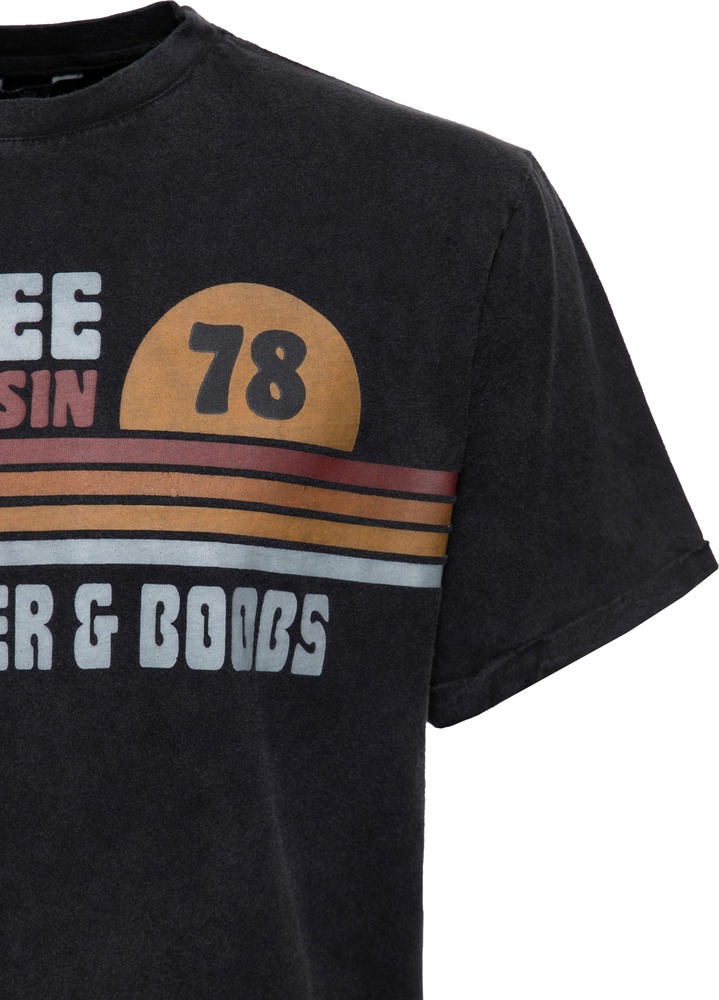 KingKerosinT-ShirtOilwashedRideFreeKKU41063