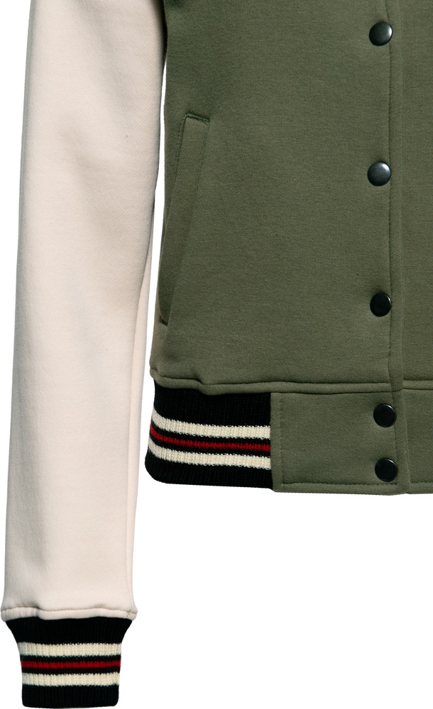 QueenKerosinDamenCollegeRaglanSweatJackeQueenOfLibertyQKU44004