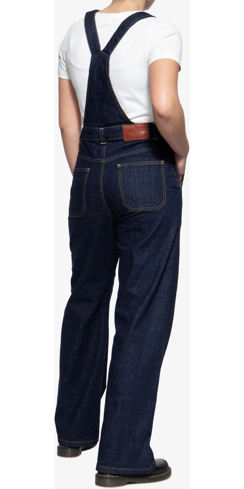 QueenKerosinDamenDenimMarleneLatzhoseDenim