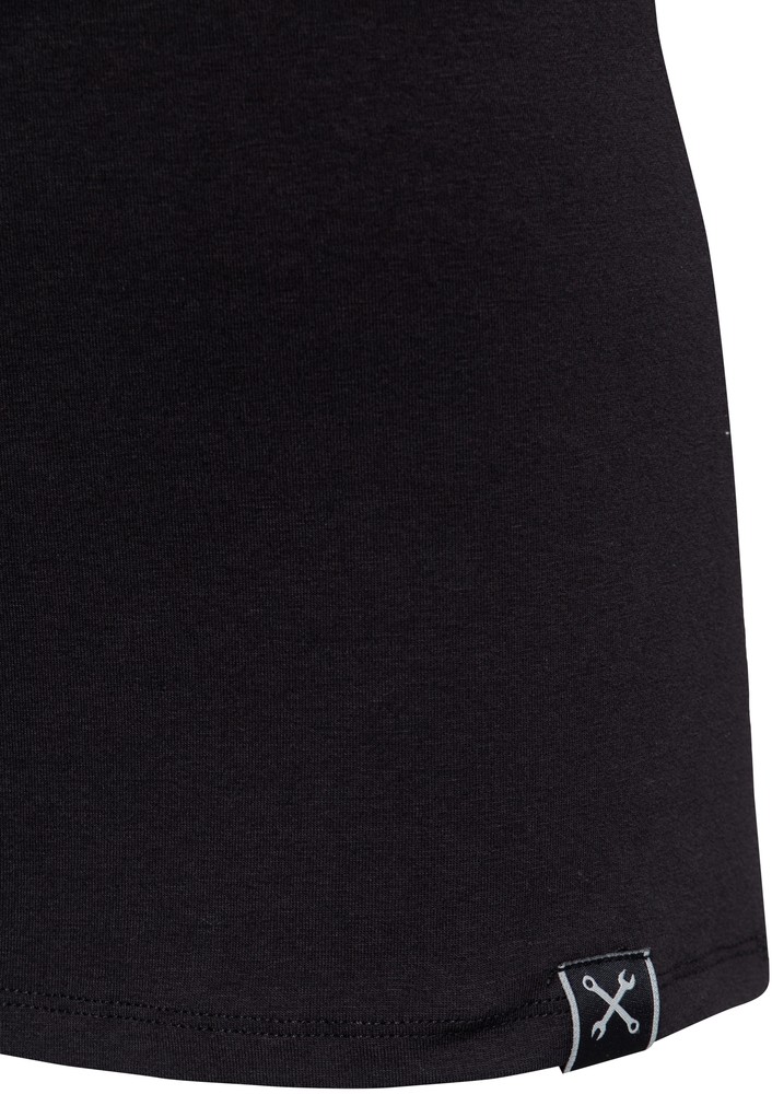 QueenKerosinBasicT-ShirtQKI11002Schwarz