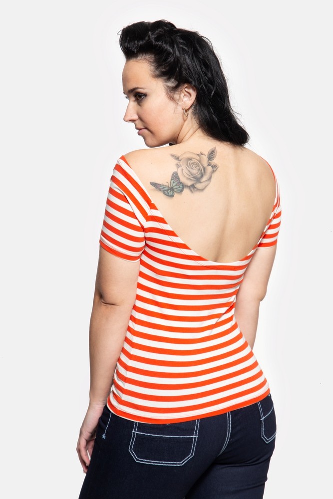 QueenKerosinU-BootT-ShirtQK4215375003Rot