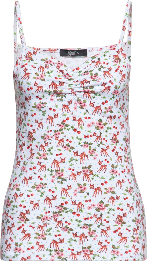 QueenKerosinDamenDeerTopOffwhite