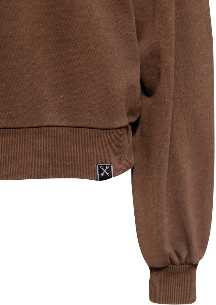 QueenKerosinHoodieQKI14002Dunkelbraun