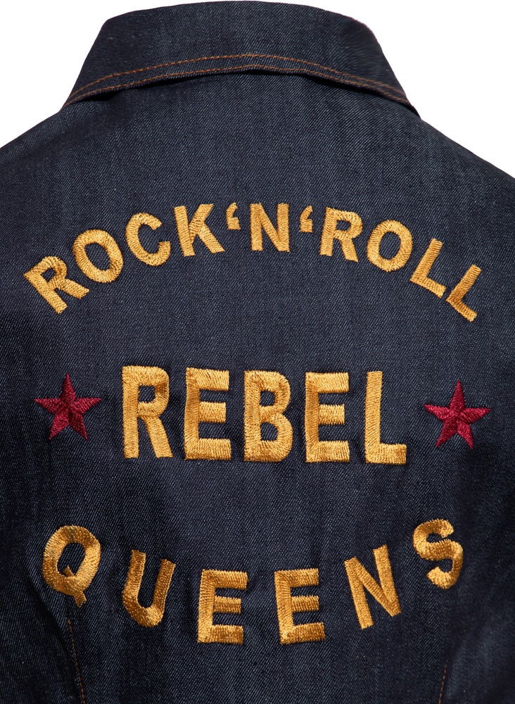 QueenKerosinDamenRetroDenimWorkerKleidRocknRollRebelQueensQKU46029