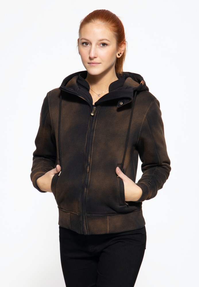 QueenKerosinOutdoorSweatjackeQKI110017Braun
