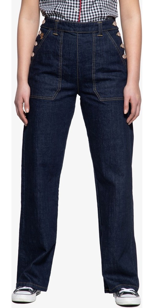 QueenKerosinDamenMarleneFitJeansDenim