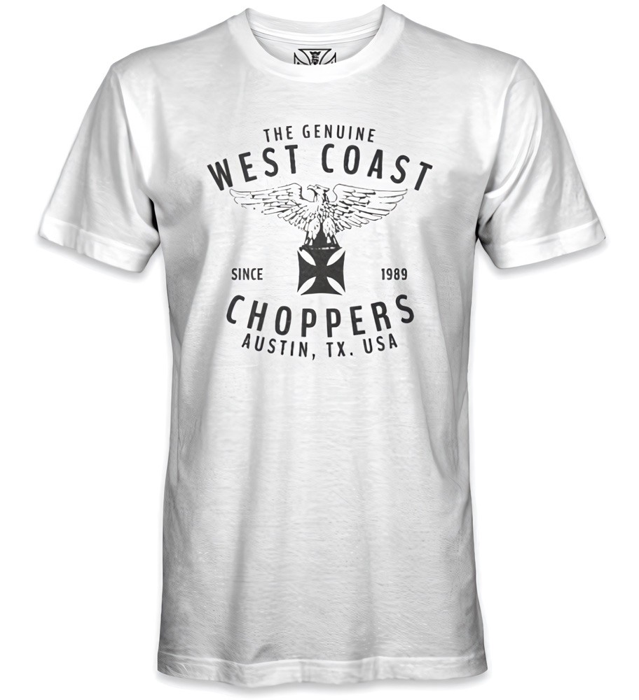 WestCoastChoppersHerrenT-ShirtRennabteilungTeeWhite