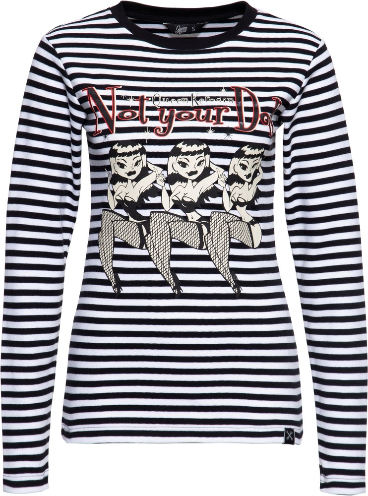 QueenKerosinBasicLangarmshirtQKI22004Schwarz