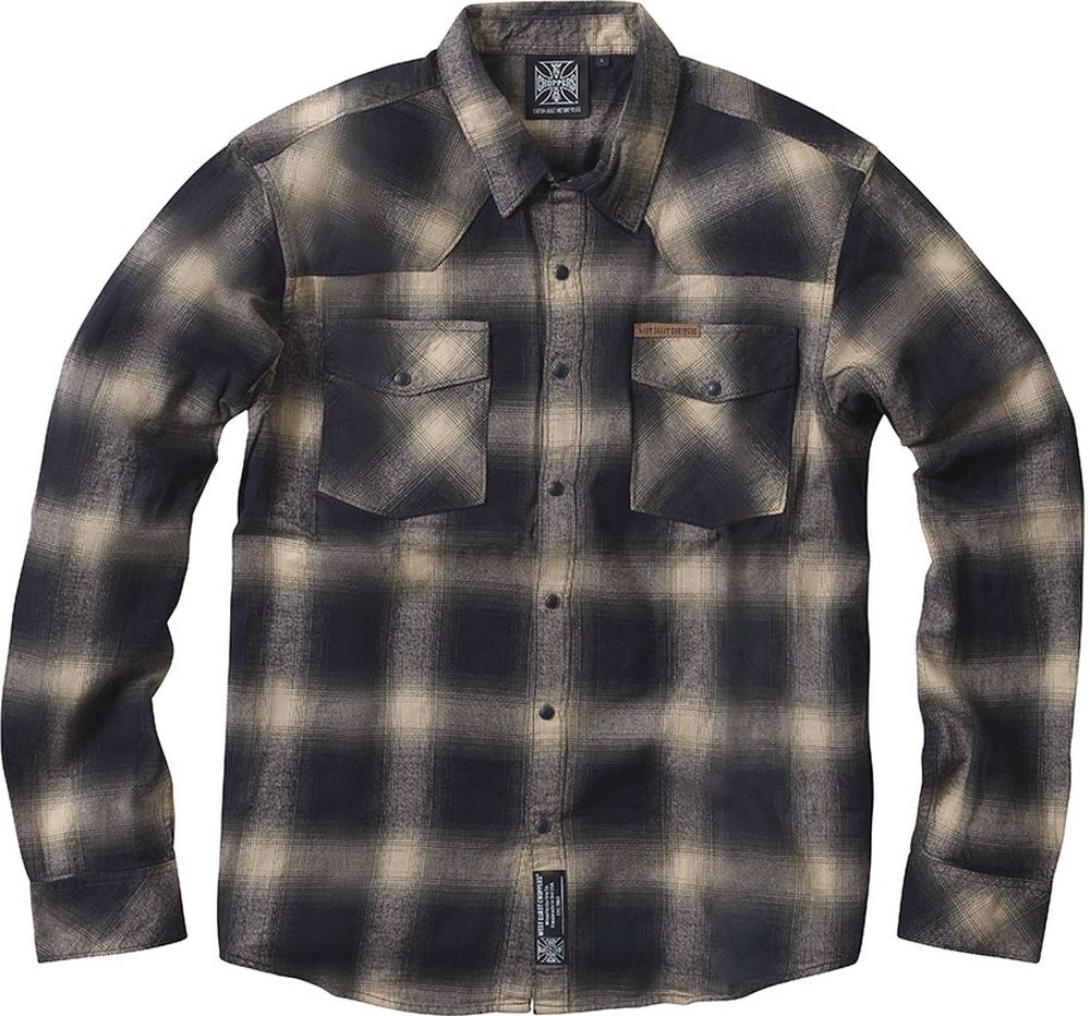 WCCWestCoastChoppersHerrenHemdOutlawFlannelWCCWS160GN