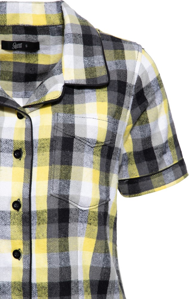 QueenKerosinDamenHemdbluseMehrfarbig-3XL