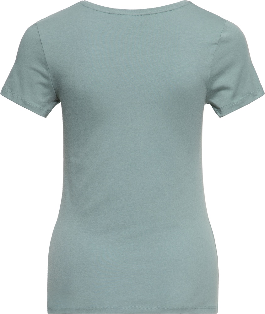 QueenKerosinDamenBasicT-ShirtTroubleMakerQKI31002SmokeGreen-XS