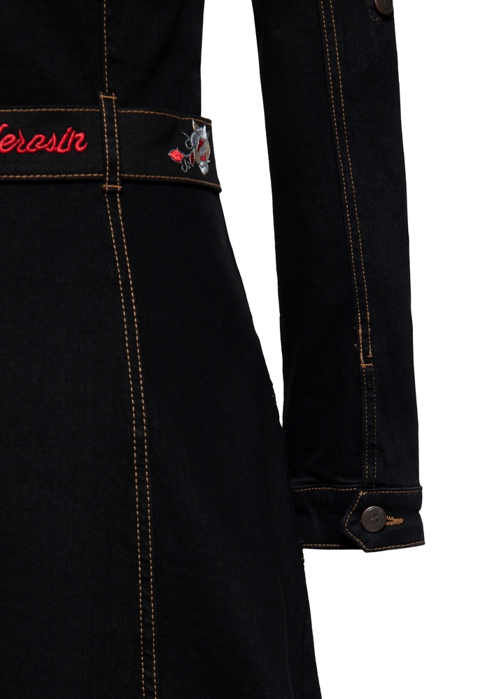 QueenKerosinDamenFlowersSwingDressQKI26022