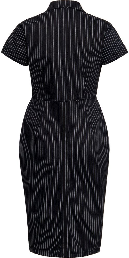 QueenKerosinDamenPinstripeRetroPencilKleidQKU46001