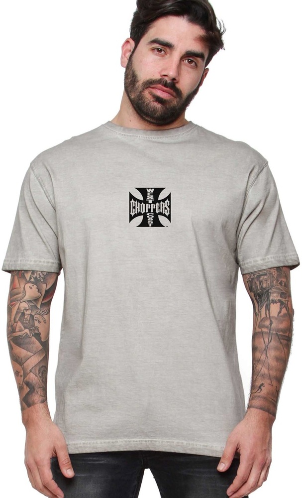 WCCWestCoastChoppersHerrenT-ShirtOgLbcCrossTeeWCCTS132775GR